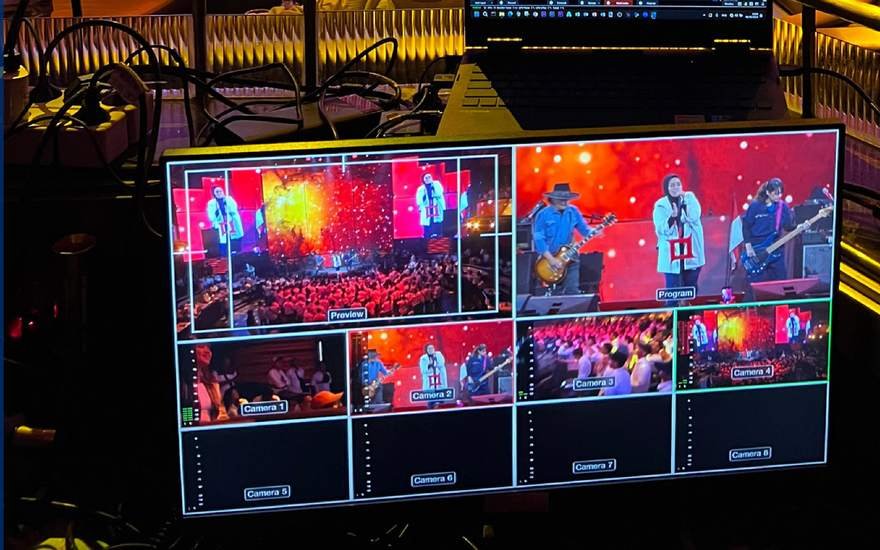 Multiview delapan kamera panggung konser Suzuki MAYDAY.